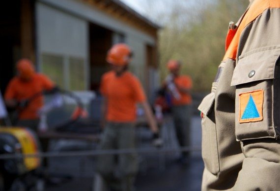 Intervento della protezione civile